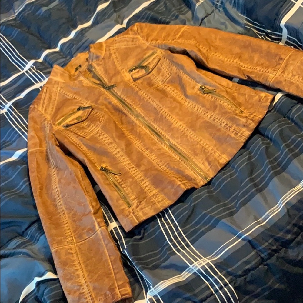 Leather jacket